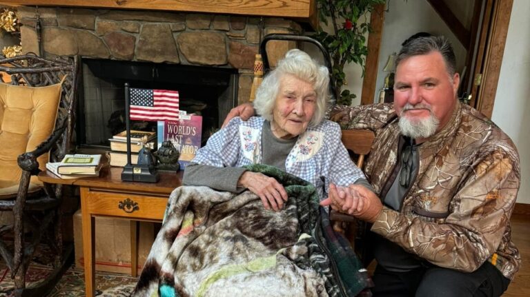 Cajun Navy bonds with 104-year-old 'angel' in North Carolina mountains after Helene