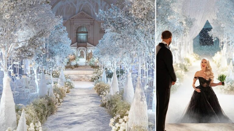 Winter wedding color palette will transform your big day into a whimsical wonderland