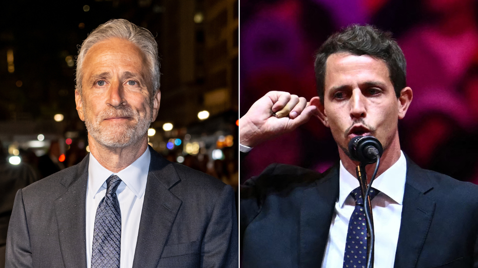 Jon Stewart defends comedian who joked about Puerto Rico at Trump rally: ‘I find that guy very funny’