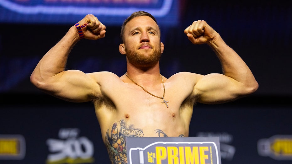 UFC star Justin Gaethje casts vote for Trump: 'Proud to represent the USA'