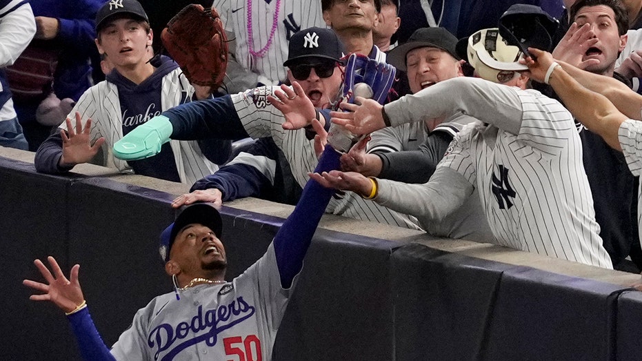 Yankees fans try to rip glove off Mookie Betts' hand, pry ball out