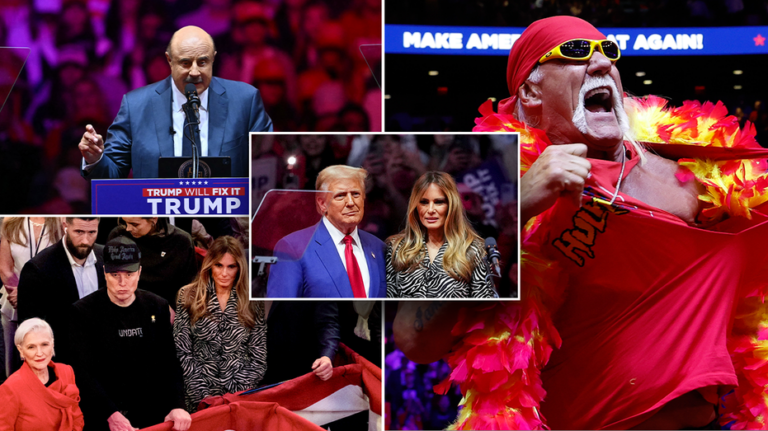 Celebs, high-profile politicos and surprise attendees joined Trump at historic MSG rally