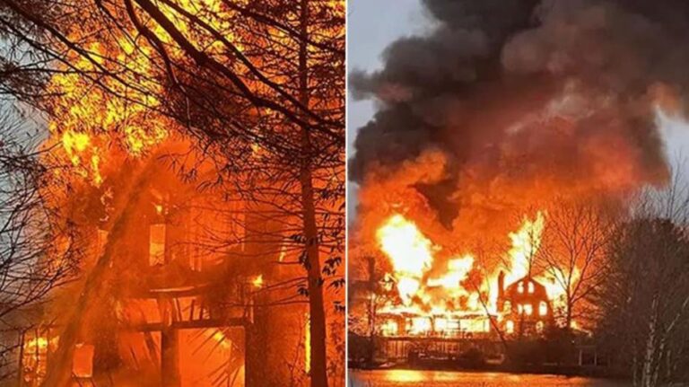 Video captures Connecticut home engulfed in flames on Thanksgiving as turkey fried in garage: fire department