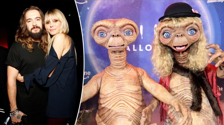 Heidi Klum unveils Halloween costume as ET with husband Tom Kaulitz after saying their sex is ‘very good’