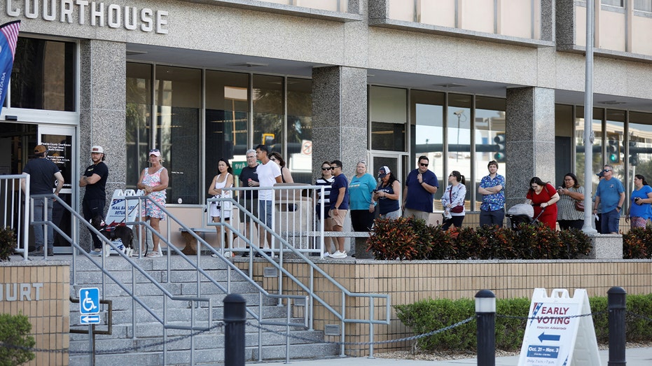 Florida man jailed after 'intentionally' striking woman outside early voting site