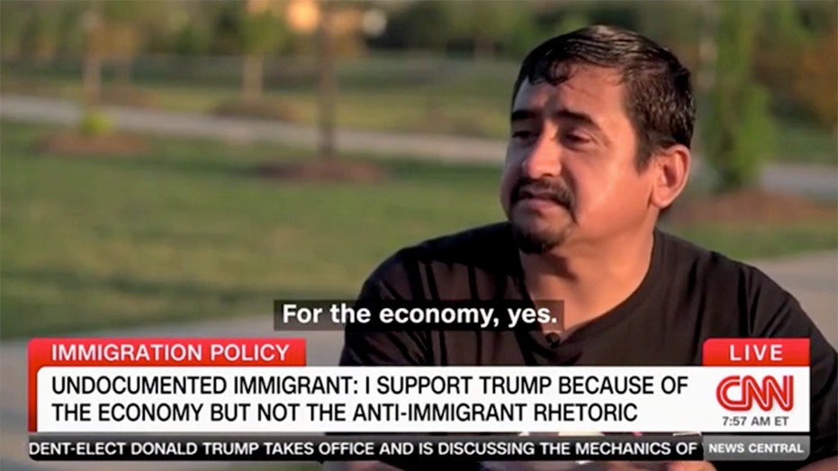 Undocumented immigrant tells CNN he supports Trump 'for the economy'