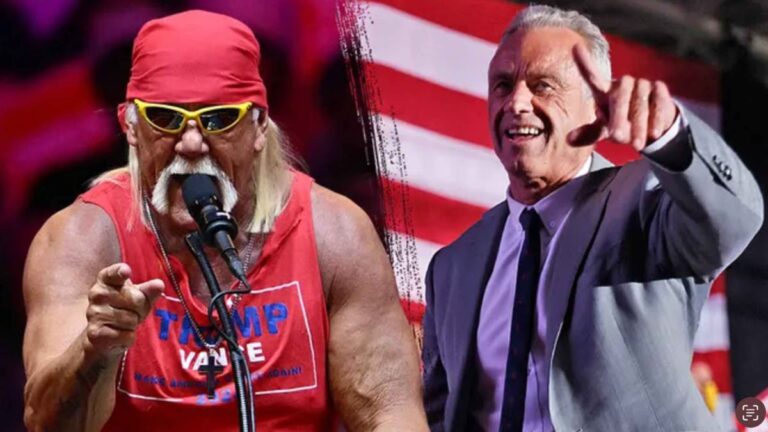 Hulk Hogan teases possible Trump admin role while donning orange sanitation worker vest on Halloween