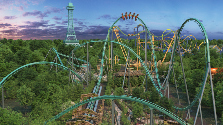 Virginia amusement park to open 'world's tallest and longest launched wing' roller coaster