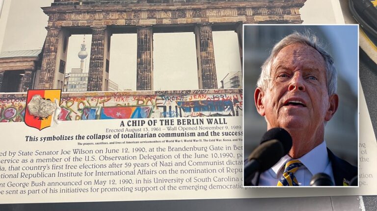 GOP lawmaker gifts 'chip of the Berlin Wall' to colleagues in bid for top committee spot