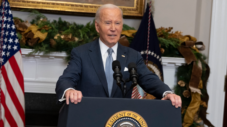 Biden seems to take credit for Assad's downfall amid fears of Islamic State revival