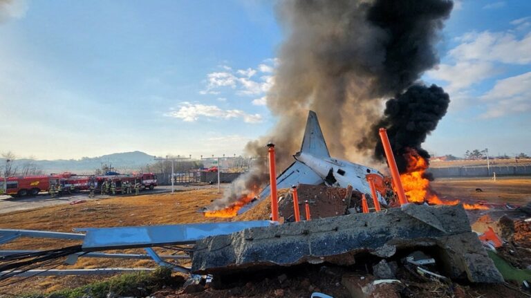 Plane veers off airport runway in South Korea and crashes, killing at least 167: reports