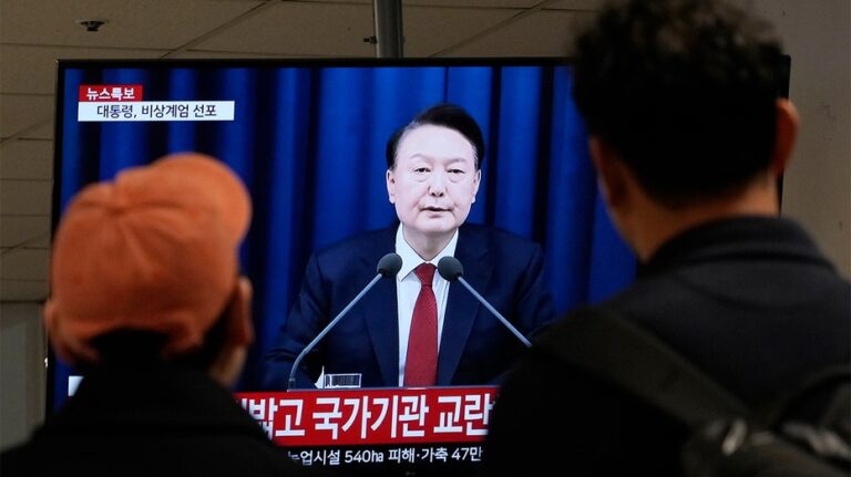 South Korean leader facing mounting calls to resign or be impeached over martial law