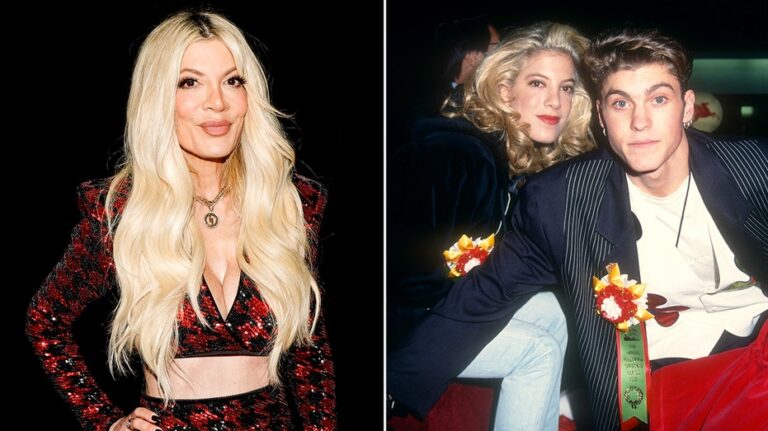 Tori Spelling claims she was ‘shot with a BB gun’ during Christmas event at 19