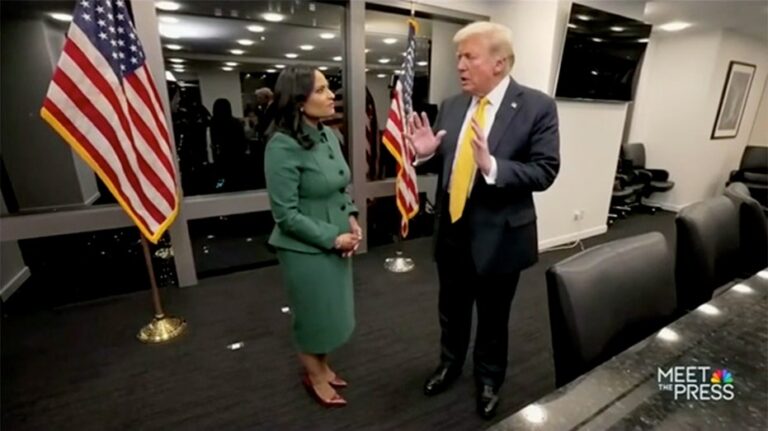 Trump sends message to Kamala Harris supporters during 'Meet the Press' interview