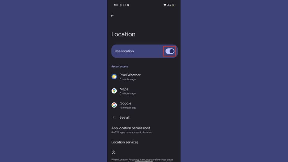 It is easier than ever to disable Location Sharing on your Android phone