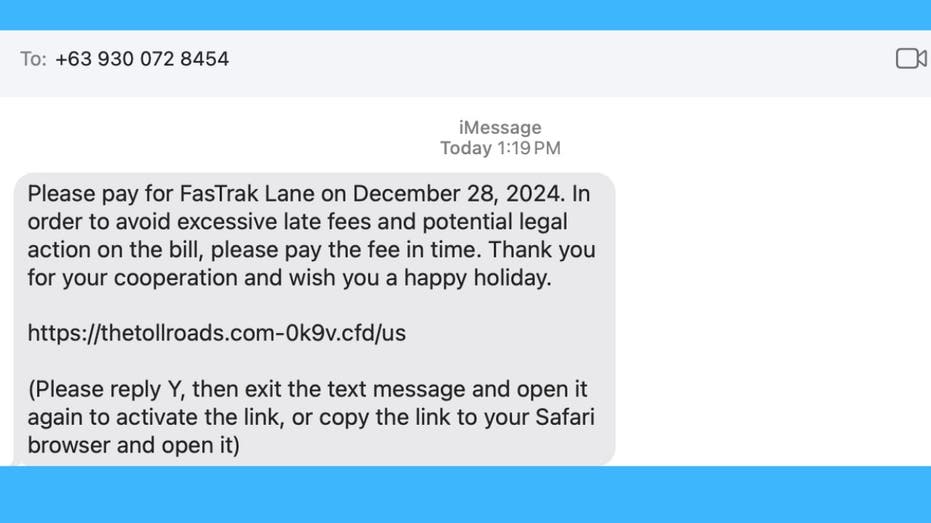 Fake toll road texts sweep America as Chinese scammers target US drivers