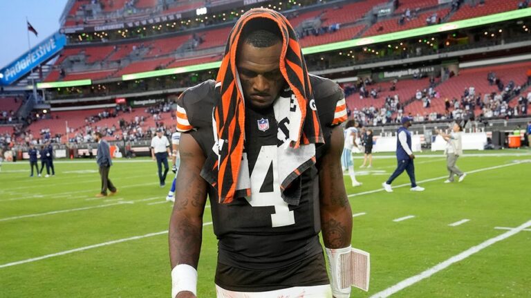 Browns' Deshaun Watson ruptures Achilles for second time, putting 2025 season in doubt: report