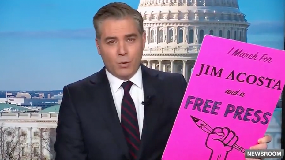 CNN's Jim Acosta says 'we are not the enemy of the people' in shot at Trump as he returns to office