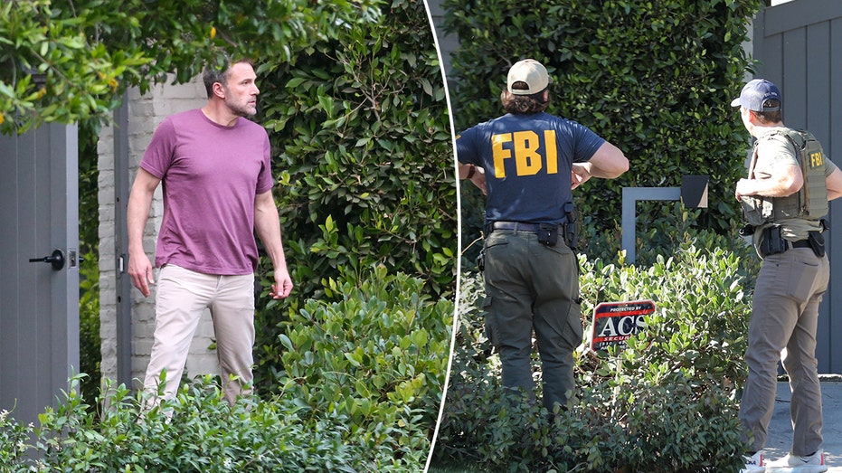 FBI seen at Ben Affleck's LA home as they conduct activity surrounding Palisades fire