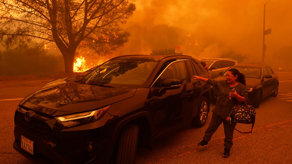 Pacific Palisades inferno forces thousands to flee California homes; 'life-threatening' winds whip wildfire