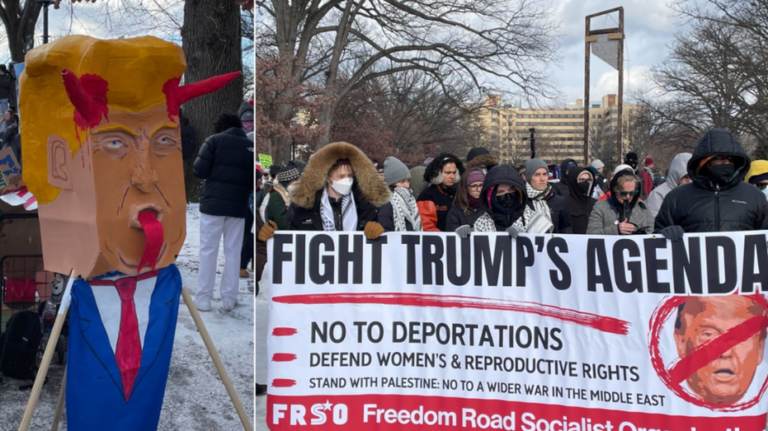 WATCH: Protesters rally against 'fascist' Trump as he becomes 47th president: 'Socialism beats fascism'