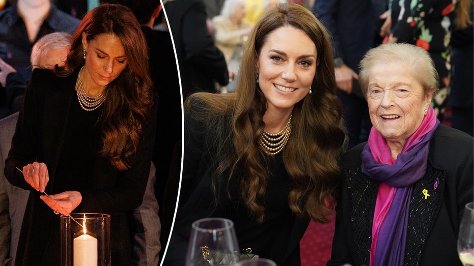 Kate Middleton visits Holocaust survivors in 1st official appearance after announcing cancer remission