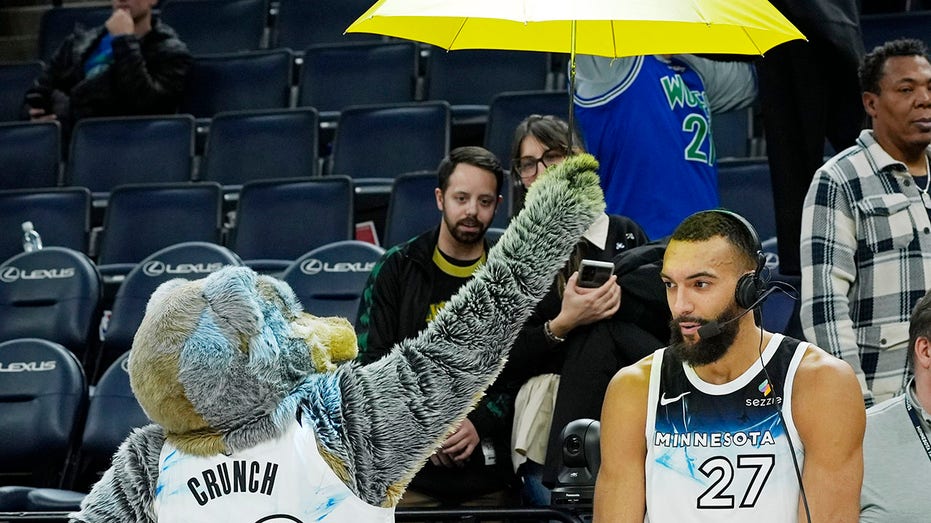 NBA players Rudy Gobert, Mouhamed Gueye nearly hit by falling debris during game