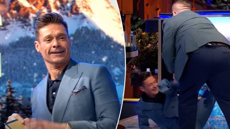 ‘Wheel of Fortune’ contestant knocks Ryan Seacrest to ground during bizarre moment