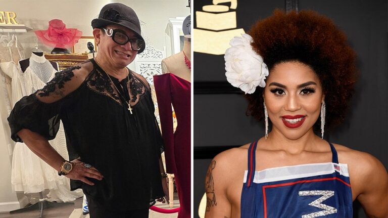 Pro-Trump Joy Villa dress designer talks importance of MAGA representation on the red carpet