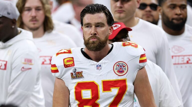 Chiefs' Travis Kelce dishes on NFL playing future after crushing Super Bowl loss