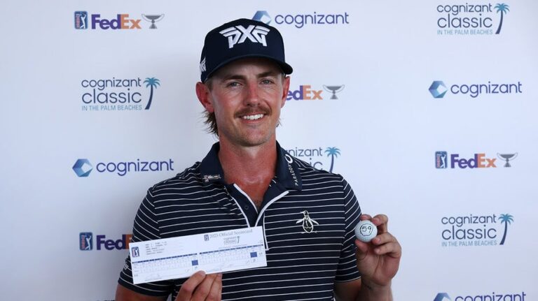 PGA's Jake Knapp joins historic company with 59 at famed tournament