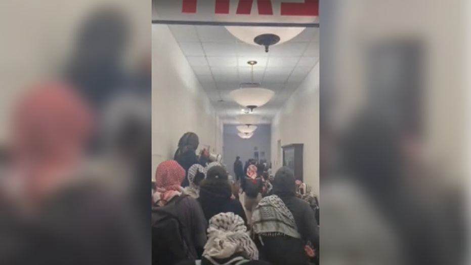 Anti-Israel protesters allegedly assault employee during building takeover at Barnard College in New York City