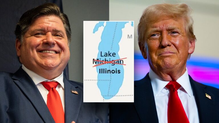 Pritzker trolls Trump by 'renaming' Lake Michigan as 'Lake Illinois,' joking he'd annex Green Bay