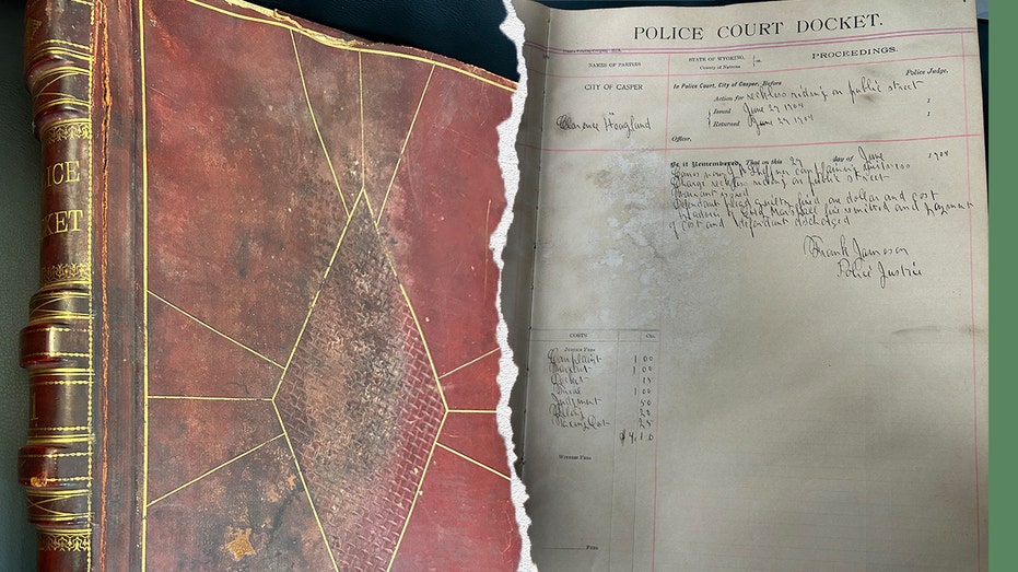 Rare police cases from 1904 found in thrift shop reveal crimes like drunk horseback riding