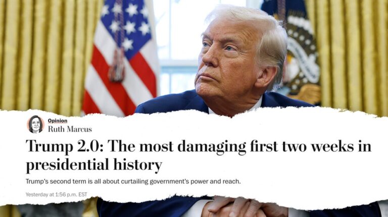 Trump's first two weeks met with backlash across media, called 'most damaging' in history