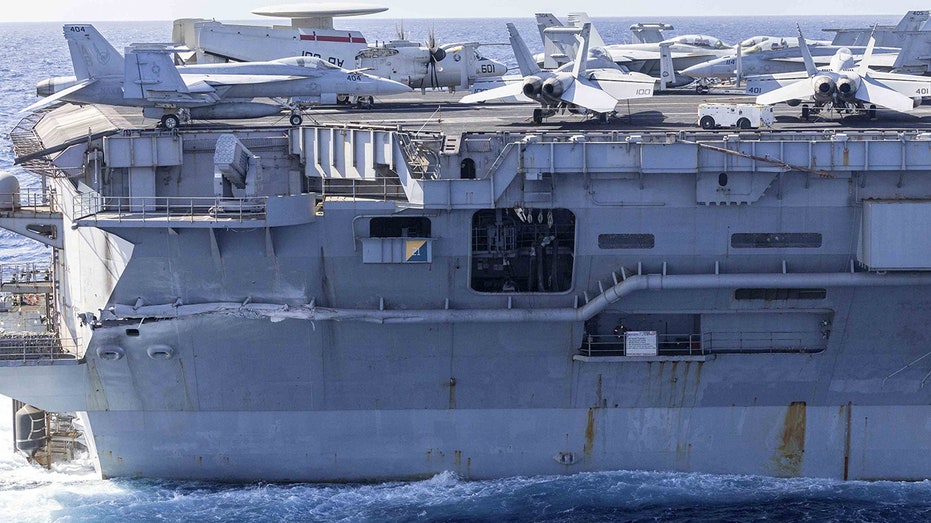 USS Harry S. Truman ship collision damage revealed in new photos