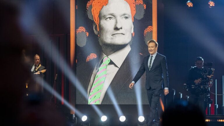 Hollywood takes shots at Trump while celebrating Conan O’Brien amid Kennedy Center shake-up