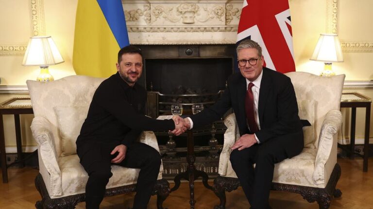 Zelenskyy meets with British Prime Minister Keir Starmer in London following Trump Oval Office clash