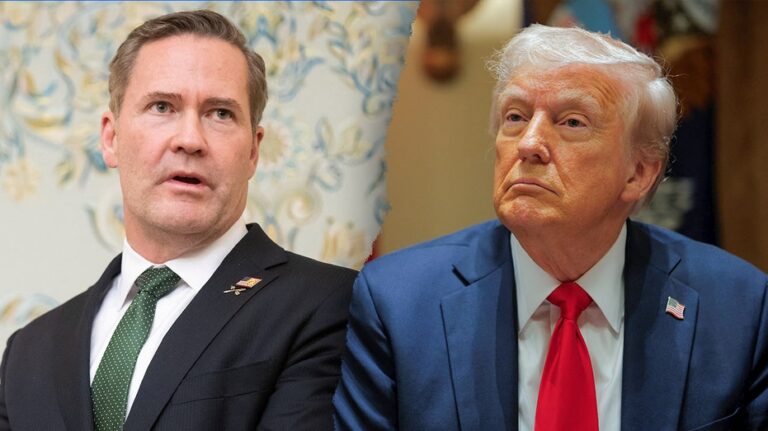 Trump says he 'always thought' Waltz was responsible for Signal chat scandal