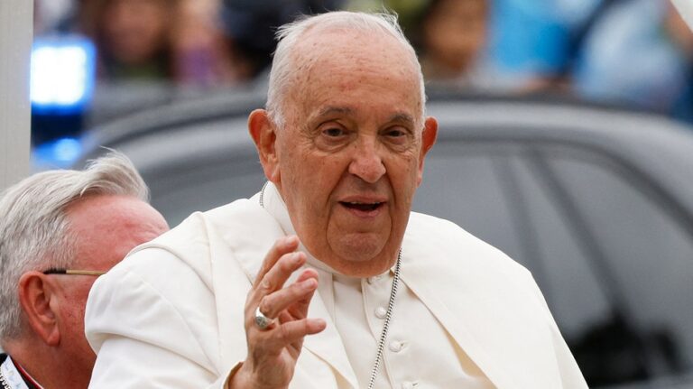 Pope Francis now eating solid foods, showing 'slight gradual improvements,' Vatican says