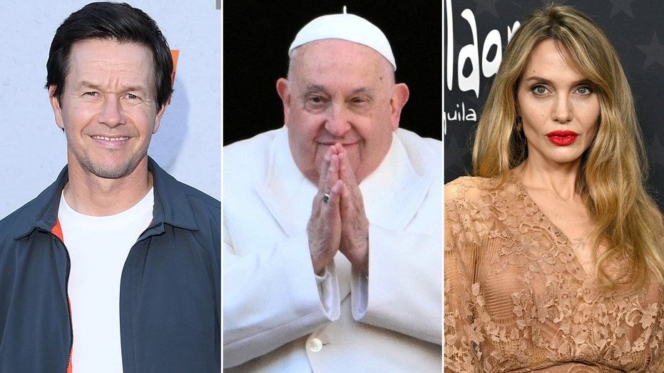 Pope Francis' connection to Hollywood included meetings with Mark Wahlberg and Angelina Jolie