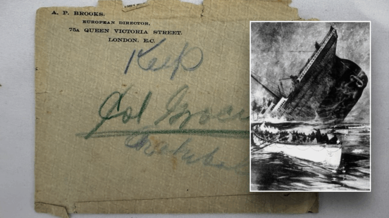 Ominous letter written by 'prophetic' Titanic passenger sells for shocking six-figure sum at auction