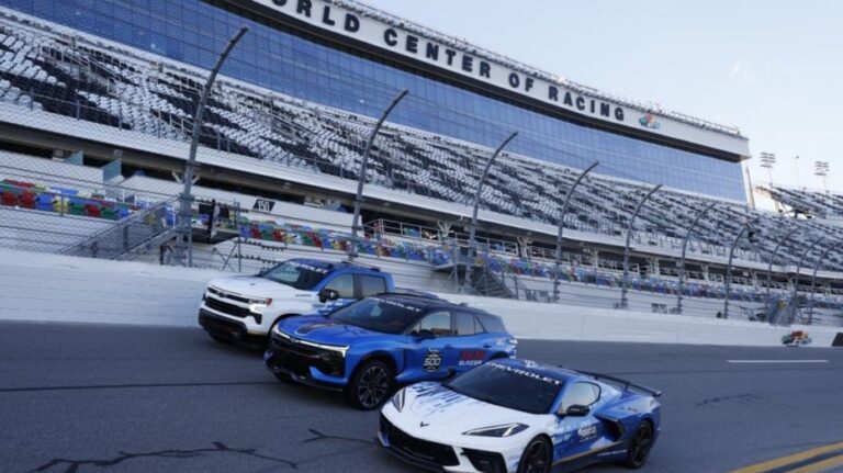 Chevy makes history at Daytona 500 with first electric pace car