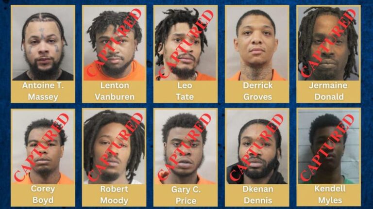 Three more escaped New Orleans inmates captured as manhunt continues for last 2 fugitives