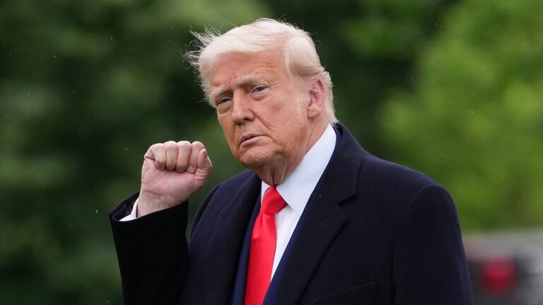 Trump fires off Memorial Day message targeting 'SCUM' who sought to 'DESTROY' the US
