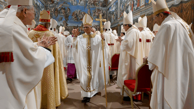 Pope Leo XIV gives 1st homily as American pontiff, says loss in faith has led to crisis in humanity