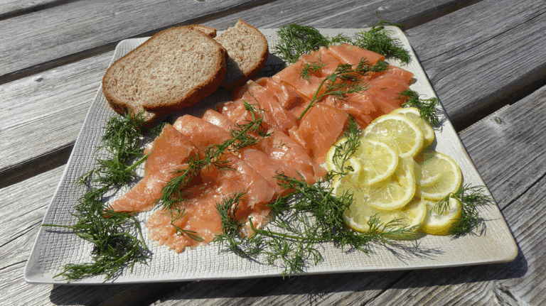Man offering free smoked salmon business to right couple with 'entrepreneurial spirit'