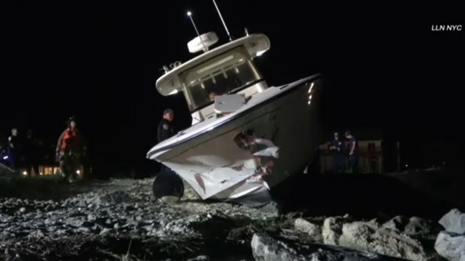 Sport fishing boat violently crashes into Meschutt Beach jetty, injuring four