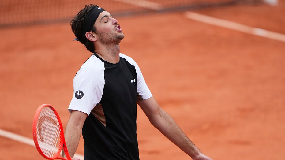 Top-seeded American Taylor Fritz exits French Open after shocking 1st-round upset