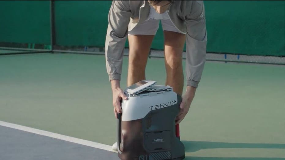 AI tennis robot coach brings professional training to players